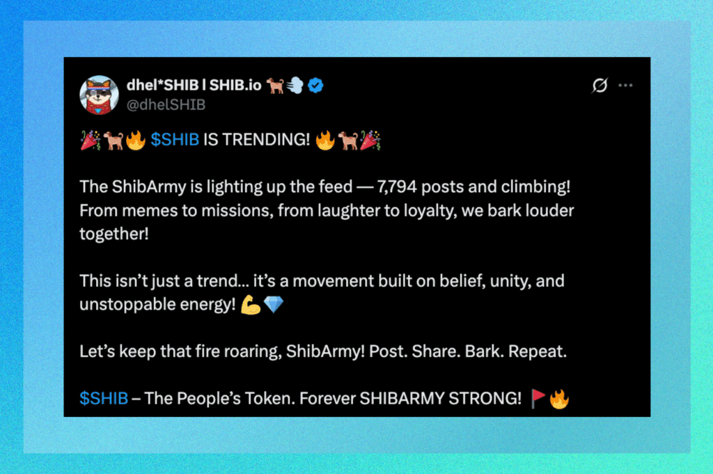 Hundred Moves Strong: Shib Army in Full Fun Force