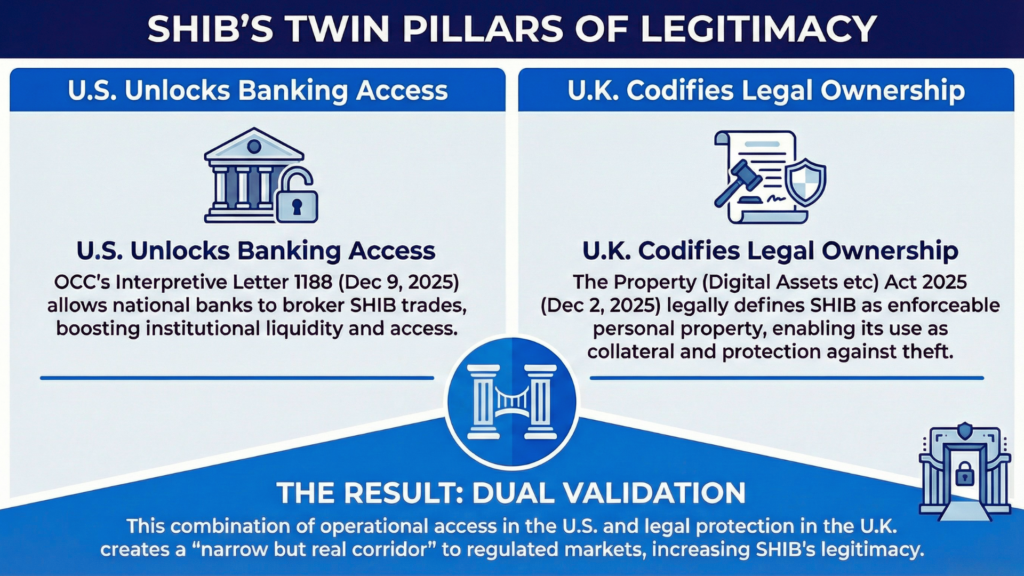 Shiba Inu Enters New Regulated Waters: Banks Trades, Courts Protect