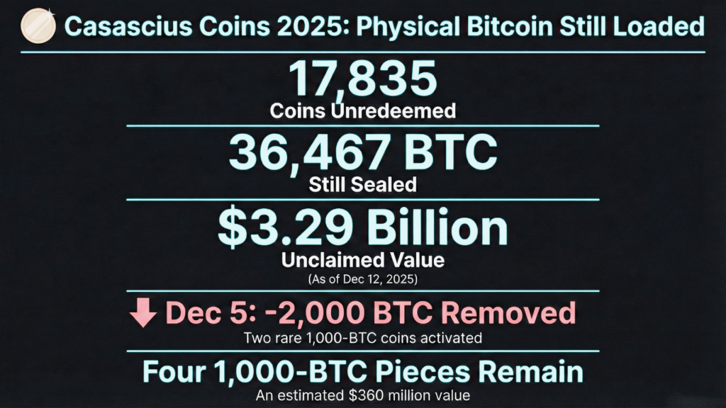 Casascius Coins: Physical Bitcoin Still Loaded Metrics in 2025